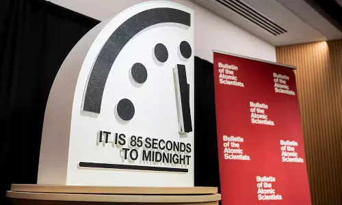 Doomsday Clock Moves To 85 Seconds To Midnight