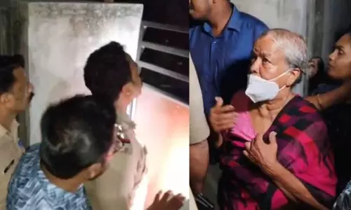 70 വയസുള്ള അമ്മയെ വീട്ടിൽ നിന്ന് പുറത്താക്കി മകൾ; പൊലീസ് എത്തിയിട്ടും ​ഗേറ്റ് തുറന്നില്ല