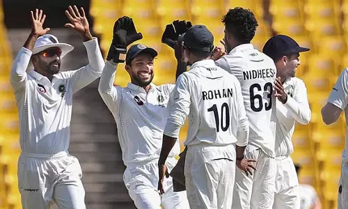 Ankit Sharma takes five wickets; Kerala takes lead on first day of Ranji Trophy