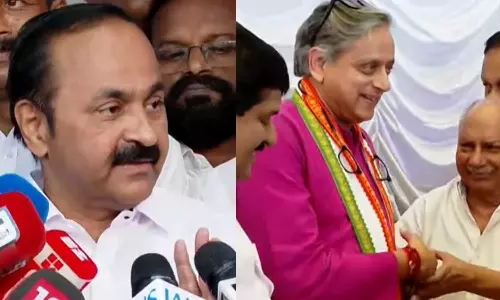 തരൂര്‍ കോൺഗ്രസിന്റെ അഭിമാനം, തെരഞ്ഞെടുപ്പിൽ  പോരാട്ടത്തിന്റെ മുഖമായിരിക്കും; വി.ഡി സതീശന്‍