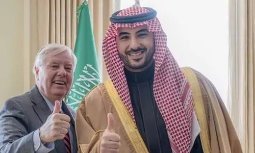 പ്രാദേശിക സംഘർഷം; വാഷിങ്ടണിൽ സൗദി പ്രതിരോധ മന്ത്രി യുഎസ് സെനറ്ററുമായി കൂടിക്കാഴ്ച നടത്തി