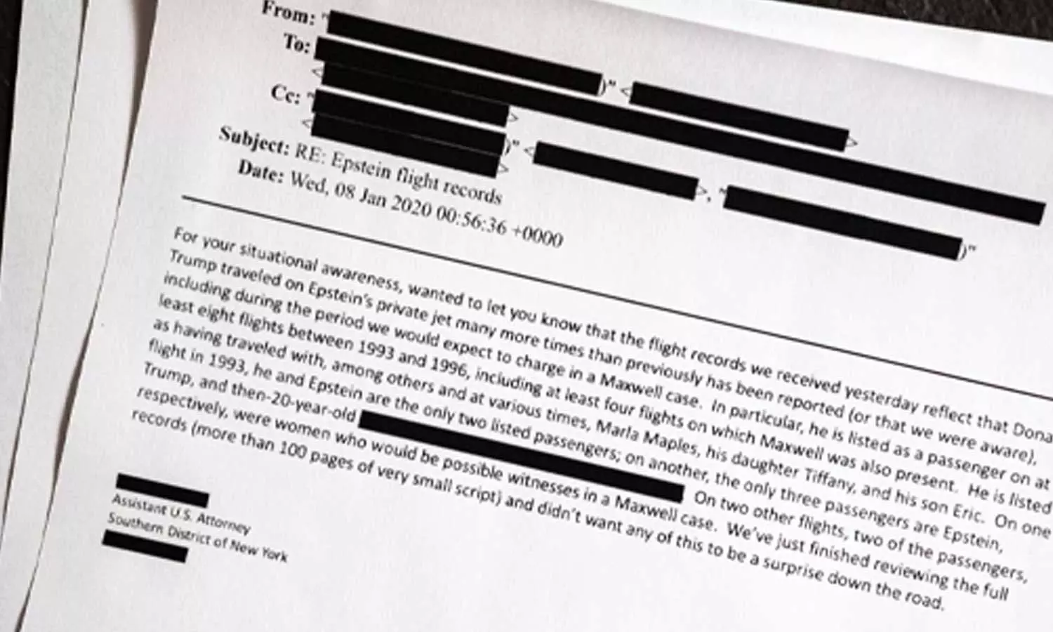 വീണ്ടും എപ്സ്റ്റീൻ ഫയലുകൾ പുറത്ത്; ദശലക്ഷക്കണക്കിന് രേഖകൾ പ്രസിദ്ധീകരിച്ച് യുഎസ് നീതിന്യായ വകുപ്പ് വീണ്ടും എപ്സ്റ്റീൻ ഫയലുകൾ പുറത്ത്; ദശലക്ഷക്കണക്കിന് രേഖകൾ പ്രസിദ്ധീകരിച്ച് യുഎസ് നീതിന്യായ വകുപ്പ്