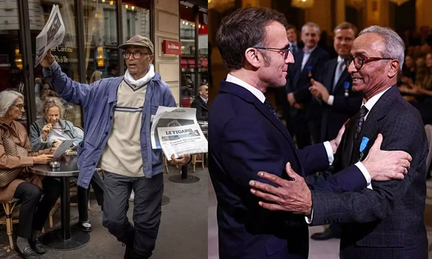 ഫ്രാൻസിലെ അവസാന പത്രവിൽപ്പനക്കാരനെ ആദരിച്ച് പ്രസിഡന്റ് മാക്രോൺ: നൽകിയത് ഉന്നത സിവിലിയൻ പുരസ്‌കാരം