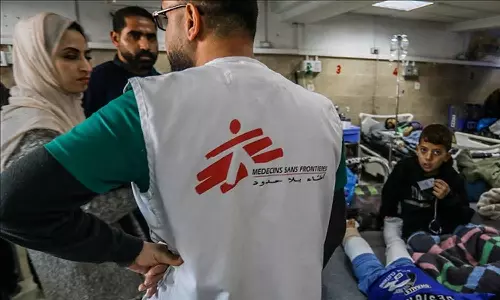 ഗസ്സയില്‍ ഡോക്ടേഴ്സ് വിത്തൗട്ട് ബോർഡേഴ്സിനെ വിലക്കി ഇസ്രായേല്‍