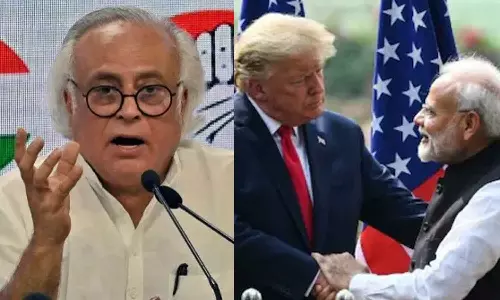 വ്യാപാര കരാര്; മോദി ട്രംപിന് കീഴ്പ്പെട്ടു, സർക്കാർ വിവരങ്ങൾ ഇന്ത്യ അറിയുന്നത് ട്രംപ് വഴി; വിമർശനവുമായി കോൺഗ്രസ് വ്യാപാര കരാര്; മോദി ട്രംപിന് കീഴ്പ്പെട്ടു, സർക്കാർ വിവരങ്ങൾ ഇന്ത്യ അറിയുന്നത് ട്രംപ് വഴി; വിമർശനവുമായി കോൺഗ്രസ്