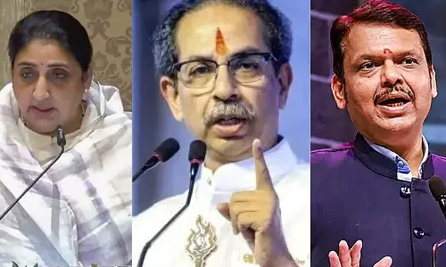 മഹാരാഷ്ട്ര ഉപമുഖ്യമന്ത്രിയായുള്ള സുനേത്രയുടെ സത്യപ്രതിജ്ഞ: ബുദ്ധികേന്ദ്രം ബിജെപിയെന്ന് ശിവസേന