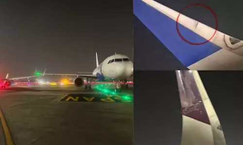 മുംബൈ വിമാനത്താവളത്തിൽ വിമാനച്ചിറകുകൾ കൂട്ടിയിടിച്ചു