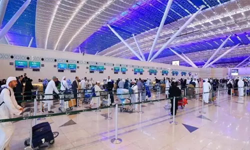 1.28 million passengers arrived at Jeddah Airport last week