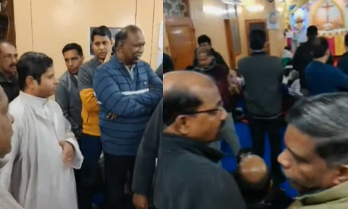 വിശ്വാസികൾക്ക് എതിർപ്പുണ്ടായിട്ടും കുർബാനയിൽ മാറ്റം വരുത്തി ; ഡൽഹിയിൽ പ്രതിഷേധവുമായി വിശ്വാസികൾ