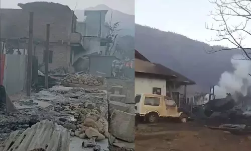 പുതിയ സർക്കാർ അധികാരമേറ്റതിന് പിന്നാലെയും മണിപ്പൂരിൽ സംഘർഷം; ഉഖ്‌രുല്‍ ജില്ലയിൽ വീടുകൾക്ക് തീവെച്ചു