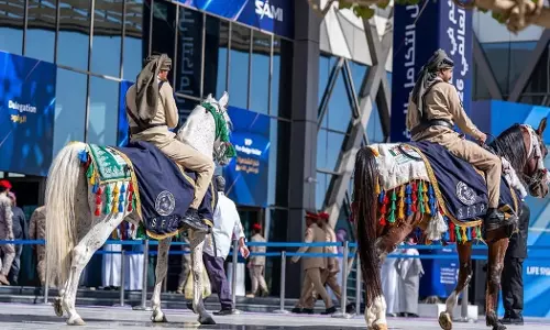King Abdulaziz Arabian Horse Center is also participating in World Defense Show
