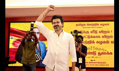 തമിഴ്നാട്ടിൽ കന്നിയങ്കത്തിനൊരുങ്ങി ടിവികെ; വിജയ് രണ്ട് മണ്ഡലങ്ങളിൽ മത്സരിച്ചേക്കും