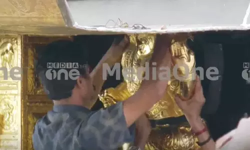 ശബരിമല സ്വർണക്കൊള്ള; പ്രത്യേക അന്വേഷണ സംഘം സന്നിധാനത്ത് പരിശോധന നടത്തുന്നു