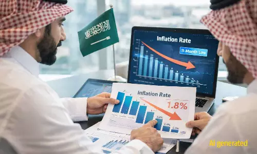 സൗദിയിലെ പണപ്പെരുപ്പ നിരക്ക് 11 മാസത്തെ ഏറ്റവും താഴ്ന്ന നിലയിൽ