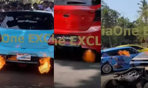 ഒന്നല്ല,രണ്ടല്ല...; കൊല്ലത്ത് തീ തുപ്പുന്ന വാഹനങ്ങൾ യഥേഷ്ടം, ഓട്ടോ ഷോയിലെത്തിയത് നിയമവിരുദ്ധമായി രൂപമാറ്റം വരുത്തിയ നിരവധി വാഹനങ്ങള്‍