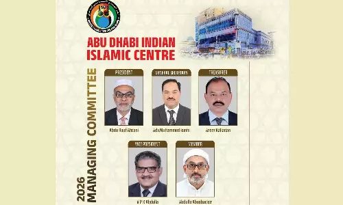 New office bearers of the Abu Dhabi Indian Islamic Center
