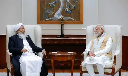 പ്രധാനമന്ത്രിയുമായി കൂടിക്കാഴ്ച നടത്തി കാന്തപുരം എ.പി അബൂബക്കർ മുസ്‌ലിയാർ