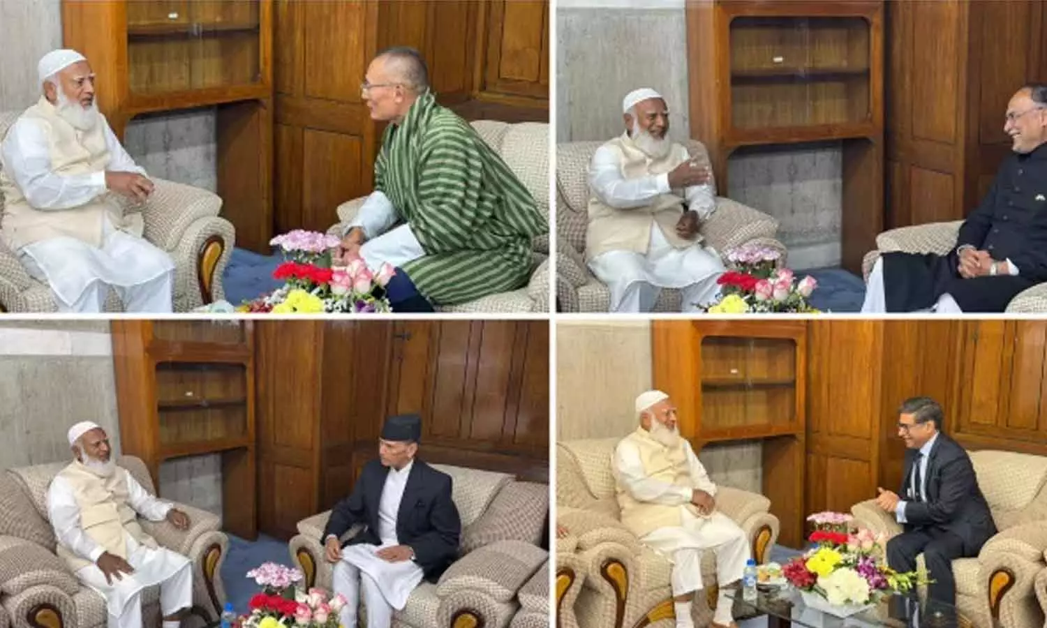 ബംഗ്ലാദേശ് ജമാഅത്തെ ഇസ്ലാമി അമീറുമായി കൂടിക്കാഴ്ച നടത്തി ഇന്ത്യന് വിദേശകാര്യ സെക്രട്ടറിയും ഭൂട്ടാൻ പ്രധാനമന്ത്രിയും അടക്കമുള്ള വിദേശ പ്രതിനിധികൾ ബംഗ്ലാദേശ് ജമാഅത്തെ ഇസ്ലാമി അമീറുമായി കൂടിക്കാഴ്ച നടത്തി ഇന്ത്യന് വിദേശകാര്യ സെക്രട്ടറിയും ഭൂട്ടാൻ പ്രധാനമന്ത്രിയും അടക്കമുള്ള വിദേശ പ്രതിനിധികൾ