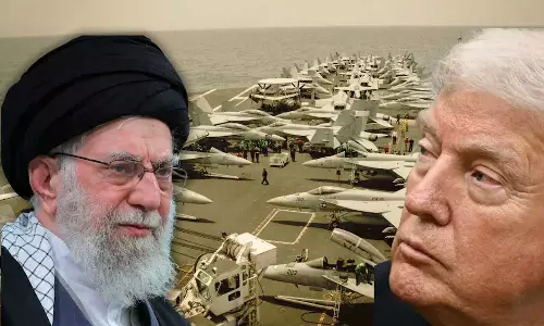 നയതന്ത്ര നീക്കത്തിനൊപ്പം സൈനിക മുന്നൊരുക്കവും ശക്തം; കരാർ നടപ്പായില്ലെങ്കിൽ ഇറാനെതിരെ സൈനിക നടപടിയെന്ന് യുഎസ് നയതന്ത്ര നീക്കത്തിനൊപ്പം സൈനിക മുന്നൊരുക്കവും ശക്തം; കരാർ നടപ്പായില്ലെങ്കിൽ ഇറാനെതിരെ സൈനിക നടപടിയെന്ന് യുഎസ്