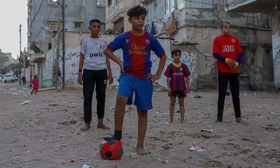 ഗസ്സയിൽ 450 കോടിയുടെ സ്റ്റേഡിയം പണിയും, പ്രഖ്യാപനവുമായി ഫിഫ ഗസ്സയിൽ 450 കോടിയുടെ സ്റ്റേഡിയം പണിയും, പ്രഖ്യാപനവുമായി ഫിഫ