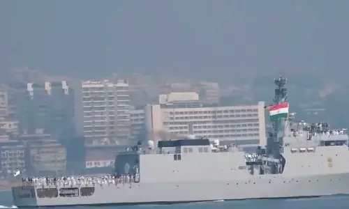 Global Naval Parade in Visakhapatnam; Omans naval ship Sadah also participated