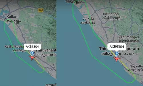 ലാൻഡിങ് ഗിയറിൽ പ്രശ്‌നം; തിരുവനന്തപുരത്ത് എയർ ഇന്ത്യ വിമാനം സുരക്ഷിതമായി ഇറക്കി