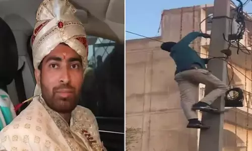 യുപിയിൽ വിവാഹ ചടങ്ങിനിടെ നാടകീയ രംഗങ്ങൾ; ഫ്യൂസ് ഊരി ലൈൻമാൻ, ഇരുട്ടിലായി കല്യാണവീട് യുപിയിൽ വിവാഹ ചടങ്ങിനിടെ നാടകീയ രംഗങ്ങൾ; ഫ്യൂസ് ഊരി ലൈൻമാൻ, ഇരുട്ടിലായി കല്യാണവീട്