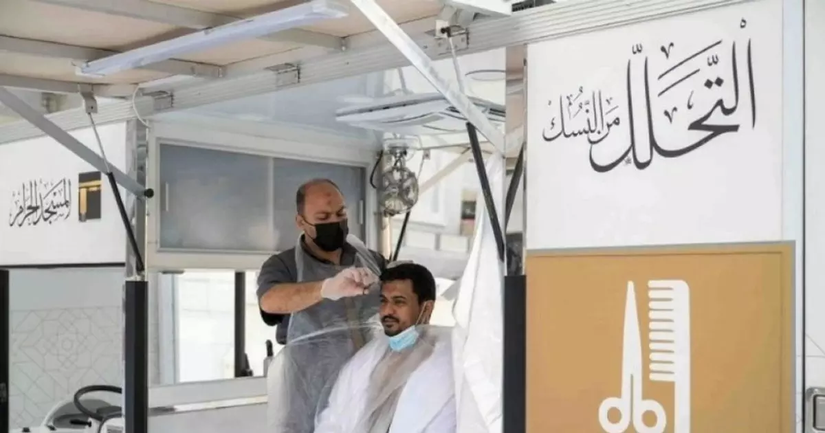 Free haircut service for 3.6 lakh Umrah pilgrims during Ramadan Free haircut service for 3.6 lakh Umrah pilgrims during Ramadan