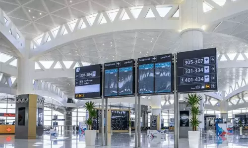 റിയാദ് എയർപോർട്ടിലെ ടെർമിനൽ മാറ്റങ്ങൾ വിജയകരമായി പൂർത്തിയാക്കി