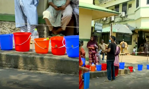 ബക്കറ്റുമായി നെട്ടോട്ടം ഓടുകയാണ്; കോഴിക്കോട് മെഡിക്കൽ കോളേജിൽ ഇന്നും വെള്ളമില്ല
