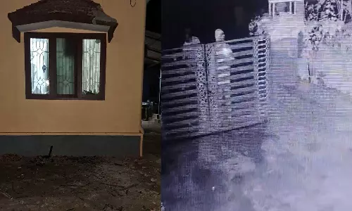 മന്ത്രി വീണാ ജോർജിനെതിരെ പ്രതിഷേധിച്ച കെഎസ്‌യു കോഴിക്കോട് ജില്ലാ സെക്രട്ടറിയുടെ വീടിന് നേരെ ബോംബേറ്