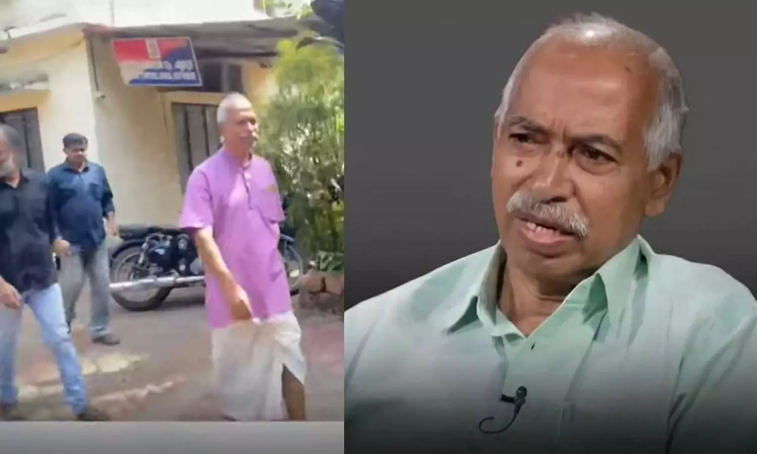 അതിക്രമങ്ങളിൽ നടപടിയില്ല; പൊലീസിനെതിരെ പ്രതിഷേധവുമായി വി.കുഞ്ഞികൃഷ്ണൻ