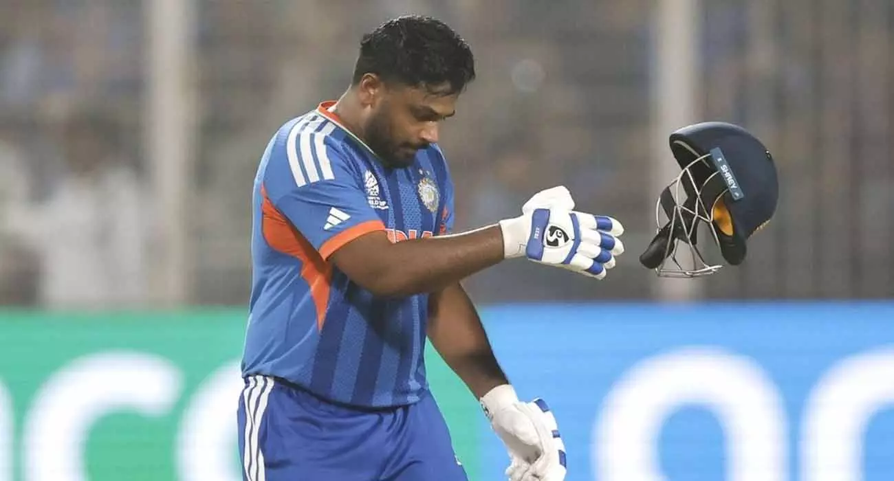 Victory celebration by removing helmet; Will Sanju face ICC ban?