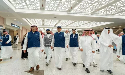 Conflict in the region; Saudi Transport Minister visits Jeddah airport Conflict in the region; Saudi Transport Minister visits Jeddah airport