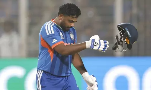 Victory celebration by removing helmet; Will Sanju face ICC ban?