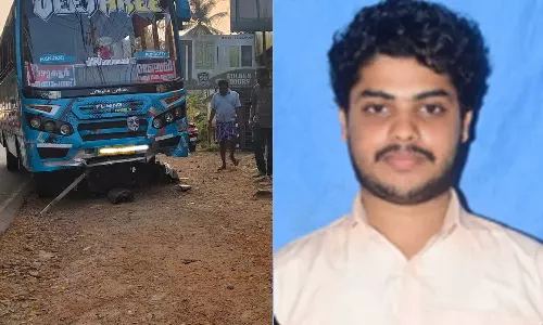 മലപ്പുറത്ത് സ്വകാര്യ ബസും ബൈക്കും കൂട്ടിയിടിച്ച് വിദ്യാര്‍ഥി മരിച്ചു