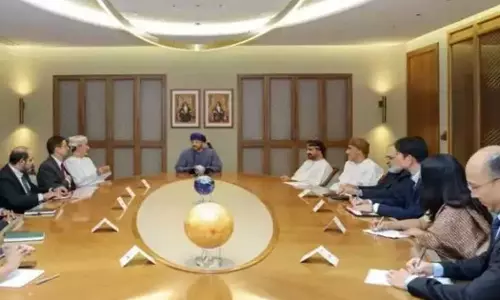 Conflict in the Middle East; Omans Foreign Minister meets with Asian ambassadors