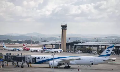 Iranian missiles hit Israels Ben Gurion Airport.