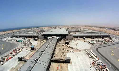 Muscat International Airport restricts terminal entry to ticketed passengers