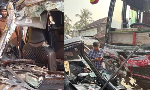 മലപ്പുറത്ത് ബസും കാറും കൂട്ടിയിടിച്ച് അപകടം;   മൂന്ന് മരണം