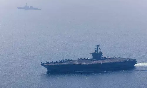 അമേരിക്കൻ വിമാനവാഹിനിക്കപ്പൽ യുഎസ്എസ് എബ്രഹാം ലിങ്കണെ ആക്രമിച്ചെന്ന് ഇറാന്‍