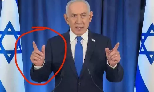 ഒരു കയ്യിൽ ആറ് വിരലുകളോ? പങ്കുവെച്ചത് എഐ വീഡിയോ?; നെതന്യാഹു കൊല്ലപ്പെട്ടെന്ന അഭ്യൂഹങ്ങൾക്കിടെ പുറത്തുവന്ന വീഡിയോ ചർച്ചയാവുന്നു