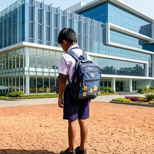 കണ്ണില്ലാത്ത ക്രൂരത; ക്ലാസിൽ രണ്ടു മിനിറ്റ് വൈകിയതിന് ഒന്നാം ക്ലാസുകാരനെ രണ്ടു മണിക്കൂർ വെയിലത്ത് നിർത്തി