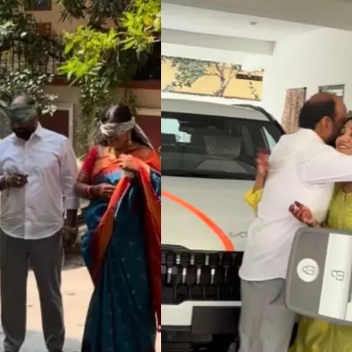 പണംകൊണ്ട് അളക്കാനാവാത്ത സന്തോഷം; പെണ്‍മക്കളുടെ സര്‍പ്രൈസ് സമ്മാനം കണ്ട് കണ്ണുനിറഞ്ഞ് മാതാപിതാക്കള്‍