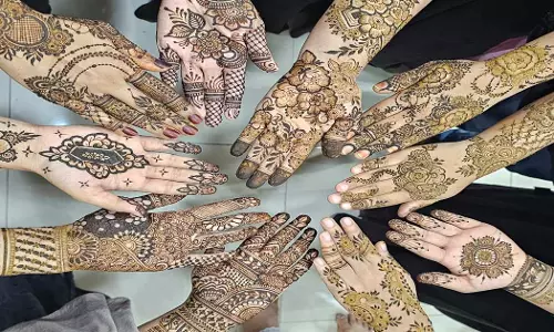 IMI Salalah Womens Section organizes Mehndi competition on the occasion of Eid