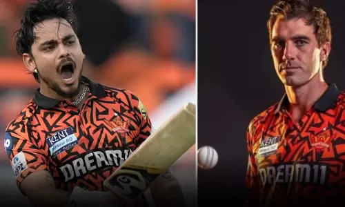 കമ്മിൻസ് എത്താൻ വൈകും ഇഷാൻ കിഷൻ സൺറൈസേഴ്‌സ് ക്യാപ്റ്റൻ; അഭിഷേക് വൈസ് ക്യാപ്റ്റൻ