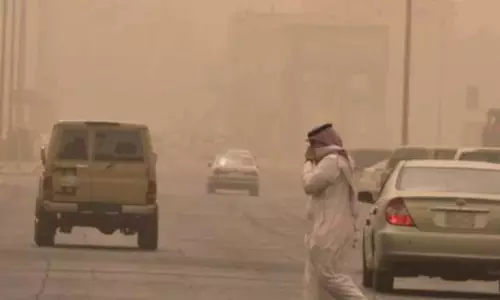 ഇന്ന് സൗദിയുടെ വിവിധയിടങ്ങളിൽ പൊടിക്കാറ്റിന് സാധ്യത