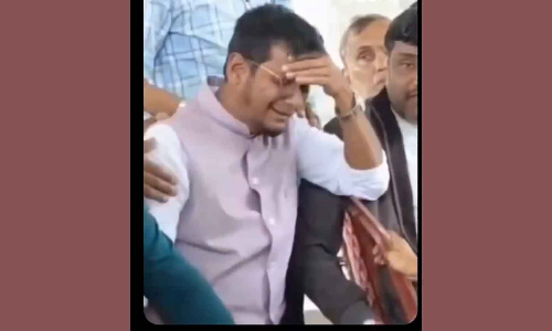 സീറ്റ് നിഷേധിച്ചു; പാർട്ടി യോഗത്തിൽ പൊട്ടിക്കരഞ്ഞ് അസമിലെ ബിജെപി നേതാവ്