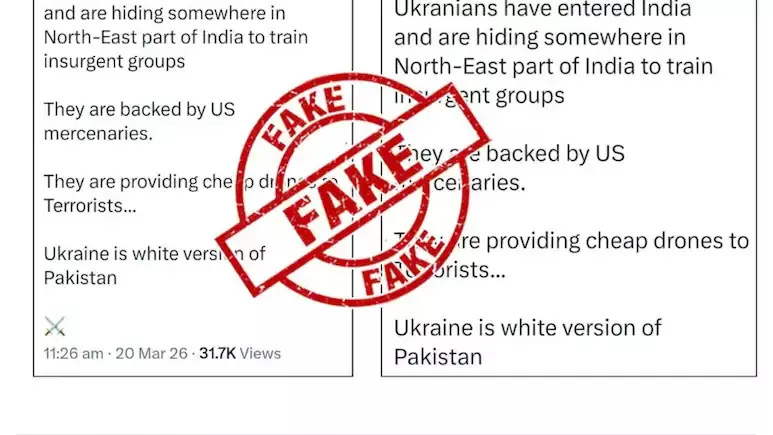 3,000 യുക്രൈൻ പൗരൻമാര്‍ ഇന്ത്യയിലെത്തിയെന്ന വാർത്ത വ്യാജം; സോഷ്യൽമീഡിയ പ്രചരണം തള്ളി കേന്ദ്രം