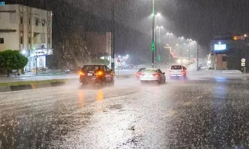 Widespread rain in Saudi Arabia; Red alert in various places